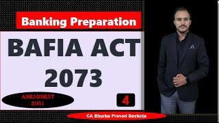 BAFIA Act 2073 Part 4 ll CA FinalMembership ll CAP 2 ll NRB ADBL RBB NBL Revision Video [upl. by Boot473]