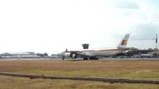 Iberia A340600 MROC Costa Rica [upl. by Earised]