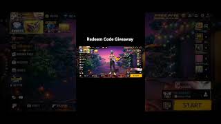 FREE FIRE REDEEM CODE GIVEAWAY GUYS freefire viralvideo [upl. by Neelat]