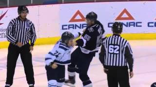 Samuel Morin vs Reid Halabi Jan 25 2015 [upl. by Nathanoj]