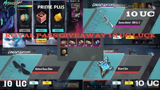 10 uc luck new ultimate set carte opening royal pass giveaway please like comment thank you 🤞 [upl. by Armalla]