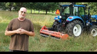 Flail Mower at Joes Field [upl. by Alled]