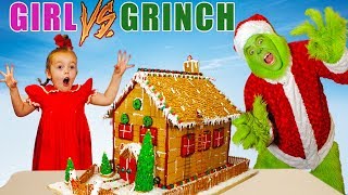 Girl vs Grinch Will She Save Christmas Kids Fun TV [upl. by Nyrat29]