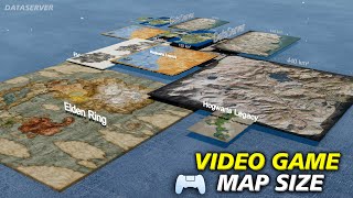 VIDEO GAME MAP Size Comparison 2024 [upl. by Harshman951]