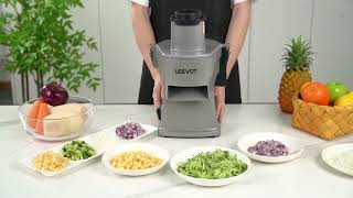 How to Install Vegetable Slicer Chopper Cutter leevot tutorial [upl. by Maurer]