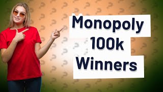 Has anyone won McDonalds Monopoly 100k [upl. by Aisatna705]