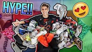 The Most Hypebeast Sneakers in my Collection Nike Adidas Supreme Gucci  More [upl. by Nickles859]