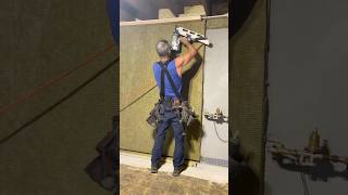 Basement remodeling tip How to nail off the top plate in basement wall framing [upl. by Ahsimrac]