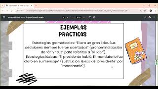 Mantenimiento del referente correferencia recurrencia o anáfora [upl. by Ariec]