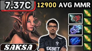 737c  Saksa ENCHANTRESS Soft Support Gameplay 20 ASSISTS  Dota 2 Full Match Gameplay [upl. by Naji]