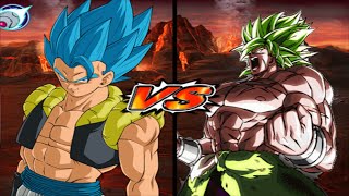 Gogeta VS Broly Full Fight  Dragon Ball Super Broly 2018 [upl. by Boehike]