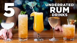 The 5 Most Underrated Rum Cocktails [upl. by Beka]