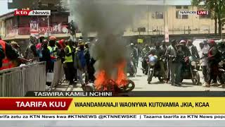 Vurugu laanza kushuhudiwa katikati ya jiji la Nairobi [upl. by Acinaj]