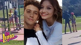 Karol Sevilla y Ruggero Pasquarelli en grabaciones para Soy Luna 3  180817  Noticiero Karol [upl. by Amedeo]