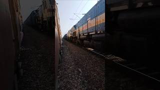 High Speed train crossing rajdhaniexpress shatabdiexpress highspeedtrain railfacts [upl. by Oinota872]