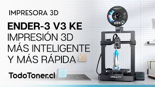 CREALITY Ender3 V3 KE  Impresora 3D de Alta Velocidad 500mms ⚡ Todotoner [upl. by Neelrac875]