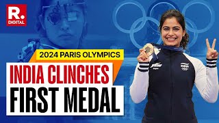 Paris Olympics 2024 BREAKING Who Is Manu Bhaker First Indian Woman Shooter To Win Olympics Medal [upl. by Richmound907]