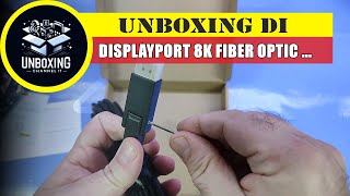 Displayport 8K Fiber Optic Cable Displayport 1 4 to Mini Displayport  CHENLENIC [upl. by Hanus421]