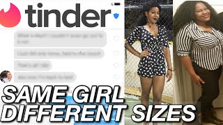 250 lbs vs 125 lbs I SHOCKING Tinder Experiment [upl. by Donatelli]