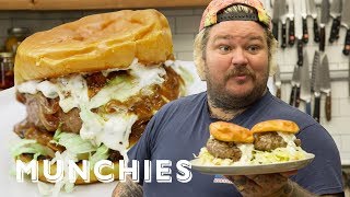 How to Make Matty Mathesons Ultimate Burger Recipe [upl. by Giule757]