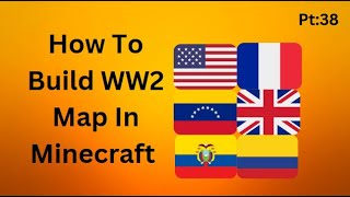 how to build south america in minecraft pt1 ww2 [upl. by Jasisa]