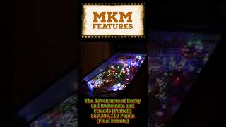 559287110 Final Minute The Adventures of Rocky amp Bullwinkle Pinball shorts pinball arcade [upl. by Ahsinat]