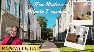 New Townhomes in Atlanta GA  New Construction In Atlanta Metro Area  Hapeville Homes For Sale [upl. by Lori]