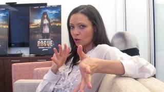 Thandie Newton talks DirectTVs quotRoguequot [upl. by Hinda]