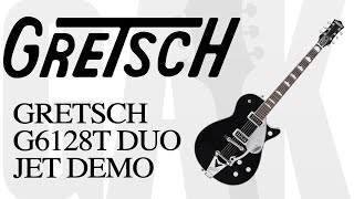 Gretsch G6128T DuoJet with Bigsby Gretsch G6128T Demo Review [upl. by Dnomyad]