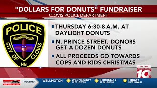 VIDEO Clovis Police Department‘s annual ’Dollars for Donuts fundraiser set for Thursday [upl. by Pokorny]