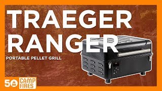 Traeger Ranger Pellet Grill  Portable Campsite Smoker [upl. by Icken271]