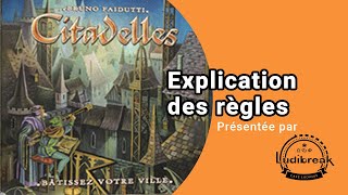 Explication des règles  Citadelles [upl. by Stone842]