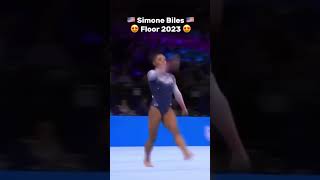 Simone Biles Floor 2023 😍🇺🇸 [upl. by Suidaht]