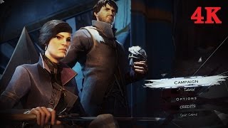 Dishonored 2 Gameplay 4K Opening Emily GTX 1080 Performance [upl. by Bancroft759]