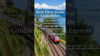 🇨🇭The Most Scenic Train Rides in Switzerland 2024 Guide shorts [upl. by Greabe]