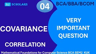 Very important Question of covariance solved  find covariance between x and yStatisticsMFCS [upl. by Buote874]