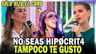 AMÉRICA HOY se burla de YAHAIRA PLASENCIA por ser CORISTA de WISIN en la canción LaVidaEsUnaFiesta [upl. by Heathcote863]