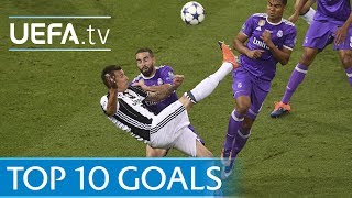 UEFA Champions League 201617  Top ten goals [upl. by Jarvis456]