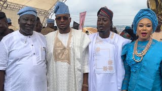 MOMENT HON SHINA PELLER BECOMES CYNOSURE OF ALL EYES AT 43RD OLUBADAN CORONATION IN IBADAN [upl. by Ulrica]