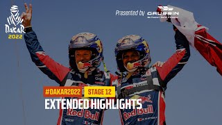 Extended highlights of the day presented by Gaussin  Stage 12  Dakar2022 [upl. by Ecenahs151]