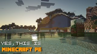 Minecraft Pe  The Most Realistic Shader Pack  GLSL PE CravenTuber [upl. by Forsta357]