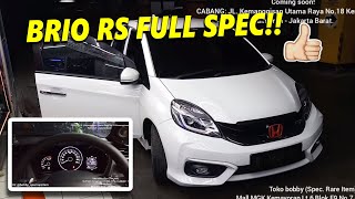 BRIO RS FULL SPEC Honda Brio RS UPGRADE Stir CRV Gen4 Builtup Japan  Speedometer HRV Prestige [upl. by Klara]