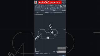 Autocad practice drawing  Cad by Ankit  autocad mechanical autocad autocad2d [upl. by Anahsak]