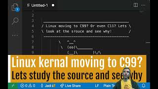 Linux kernel is switching to a modern C Why Lets study the source code and see why [upl. by Opiuuk]