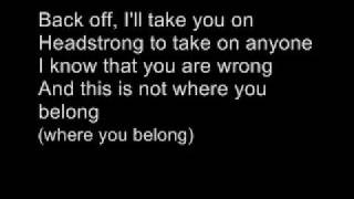 Trapt  Headstrong  With lyrics [upl. by Saxe452]