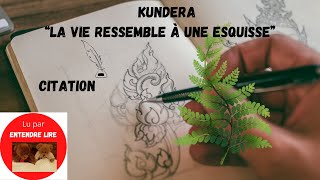 Milan KUNDERA  citation [upl. by Godric]