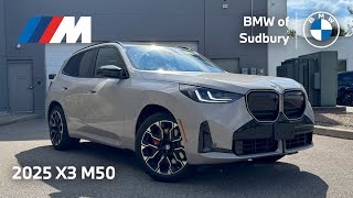 2025 BMW X3 M50  Whats New  Video Walkaround amp Exhaust [upl. by Corby]