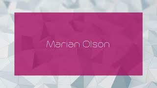 Marian Olson  appearance [upl. by Tavie]