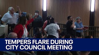 Arizona mobile home park evictions Tempers flare during Phoenix City Council meeting [upl. by Yenmor]