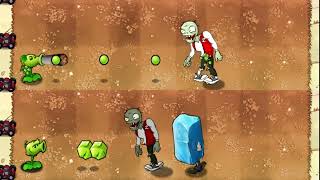 Smoker Pea vs Primal PeashooterPlants vs Zombie [upl. by Trilbie]